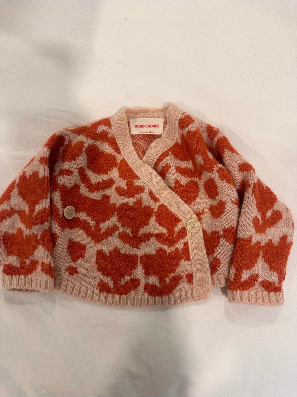 Bobo Choses Baby Retro Flowers Sweater - 6M